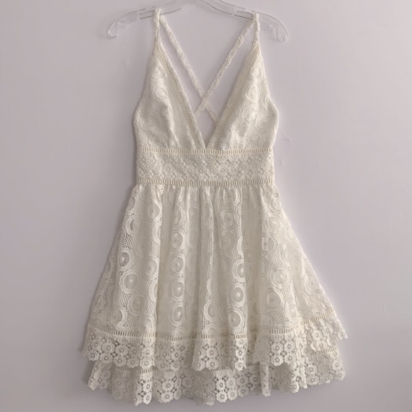 Lovers + Friends Moon Dance Dress in White Size S from REVOLVE - Picture 5 of 9